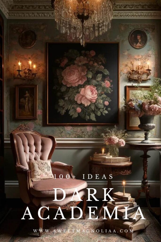 100 + ideas to decorate in Dark Academia Style Interiors.