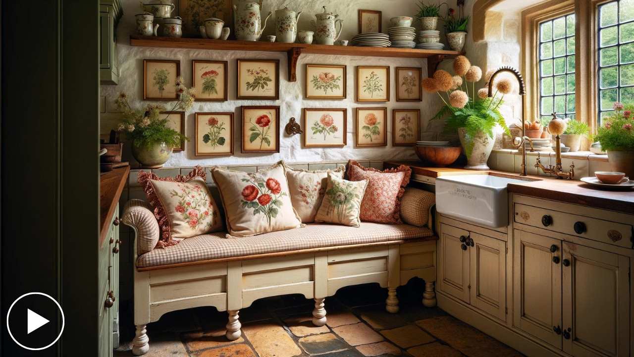Master Cottage-Style Kitchen Design for Vintage Charm