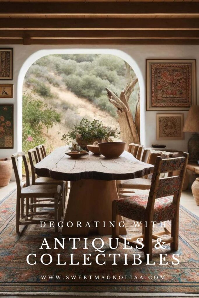 8 Tips for Decorating with Antiques and Vintage Collectibles