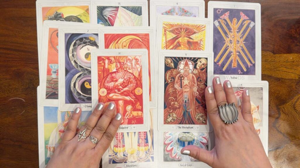 My path into tarot was never a decision. It wasn’t something I planned or pursued. It unfolded—quietly, mysteriously, and with divine timing. - Bhawana