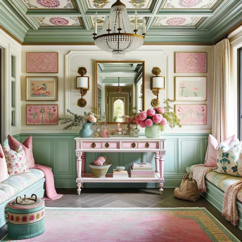 16. Granny Chic Entryway