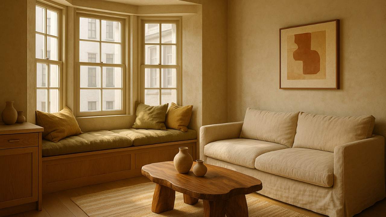 Wabi Sabi Interiors: Modern Design Ideas for a Studio Apartment