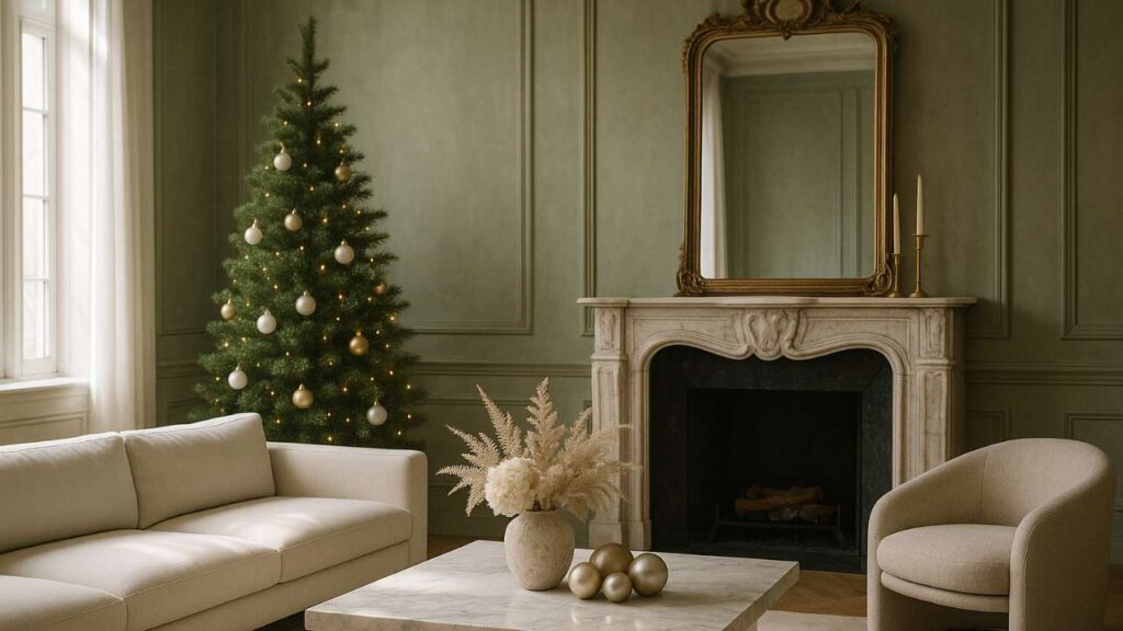 French Château Holiday Color Palettes for an Elegant Christmas Home