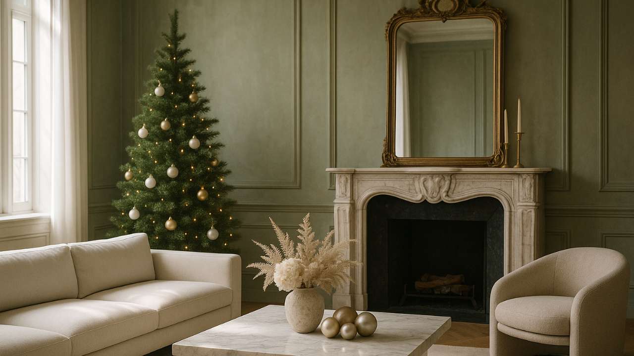 French Château Holiday Color Palettes for an Elegant Christmas Home