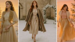 25 Gold Dress + Outfit Picks for Holiday Chic