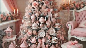 Vintage Teacup Tree Decor Christmas Ornaments for a Magical Holiday