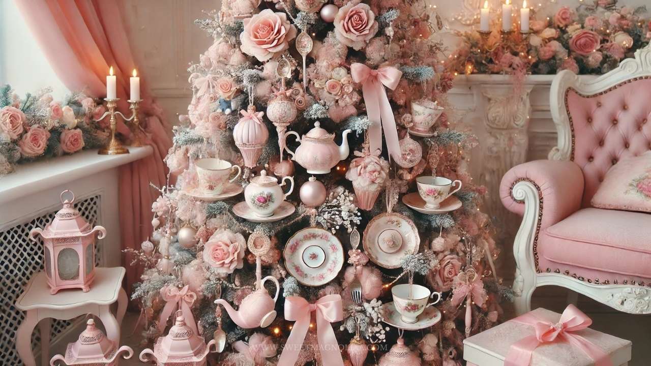Vintage Teacup Tree Decor Christmas Ornaments for a Magical Holiday