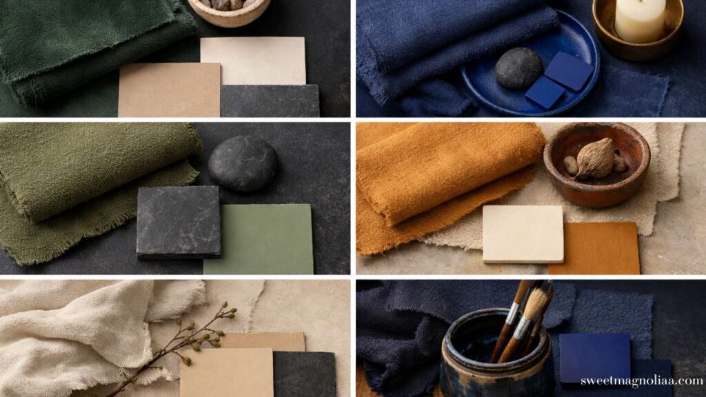 BEDROOM INTERIOR DESIGN TRENDS 2026: 1. Rich, Grounding Color Palettes Replace Flat Neutrals