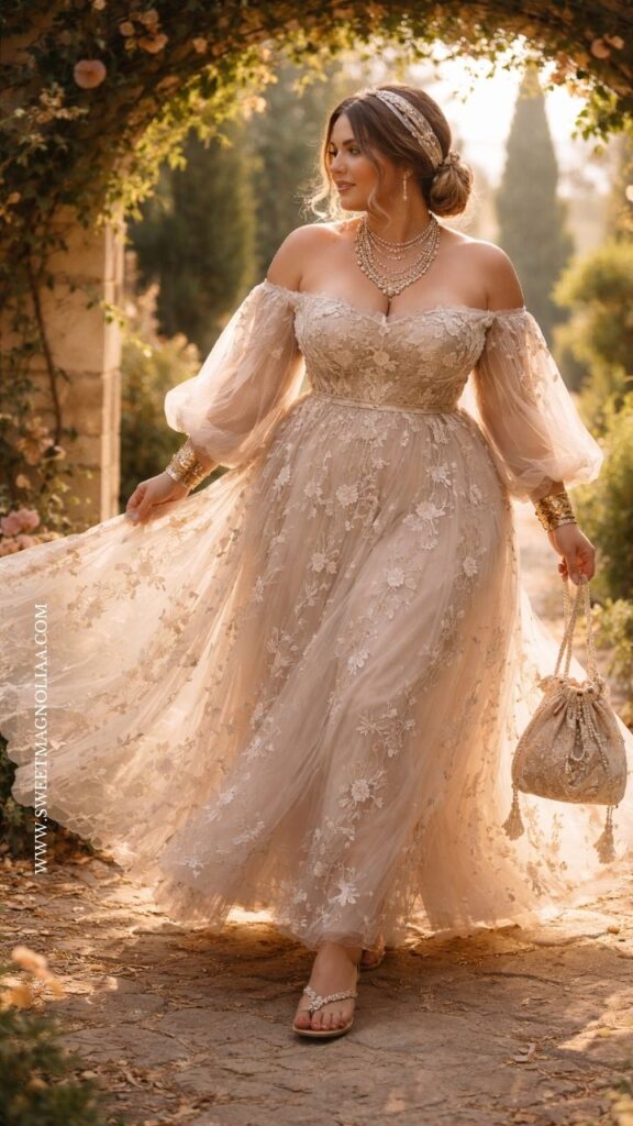 20+ Plus Size Wedding Dresses Inspired by Boho Styles