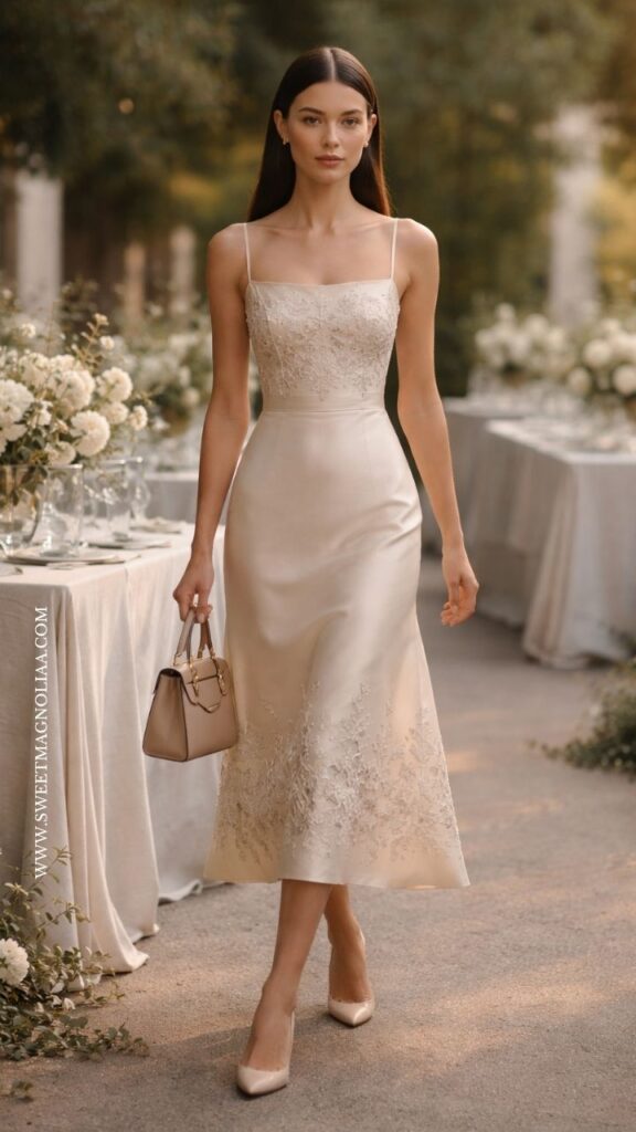 neutral wedding guest dresses Best-Dressed Guest: 2025 Summer Ideal for weddings Spring & Summer Wedding Guest