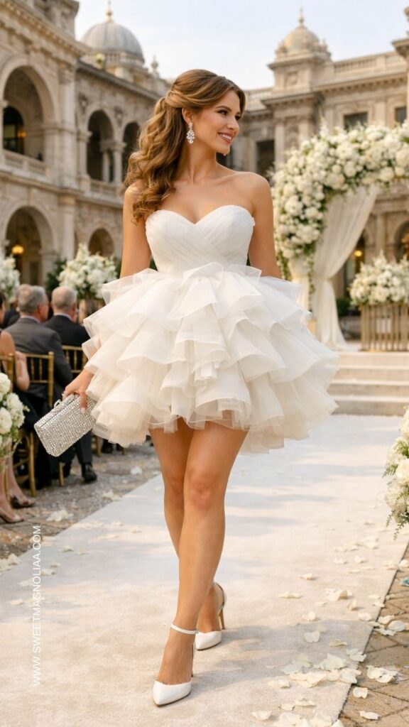 50+ Short Wedding Dresses That Redefine Modern Bridal Style