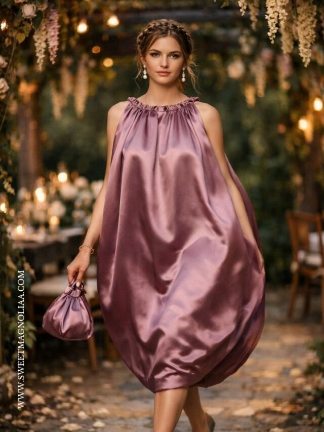 30+ Wedding Guest Dresses in Satin: Elegant Styles to Wear