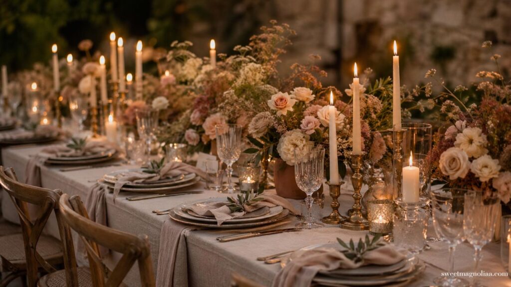 Boho Wedding Table Decor Ideas for a Romantic Reception