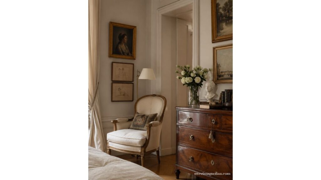 wall decor Ideas: reading corner into a mini gallery
