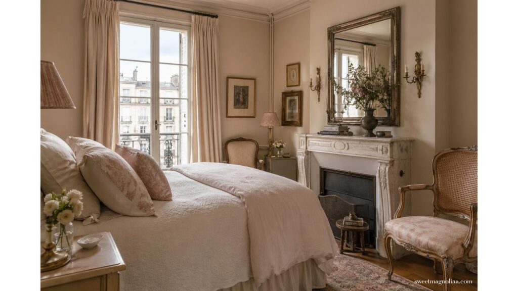 Wall Decor Ideas: oversized mirror above the fireplace
