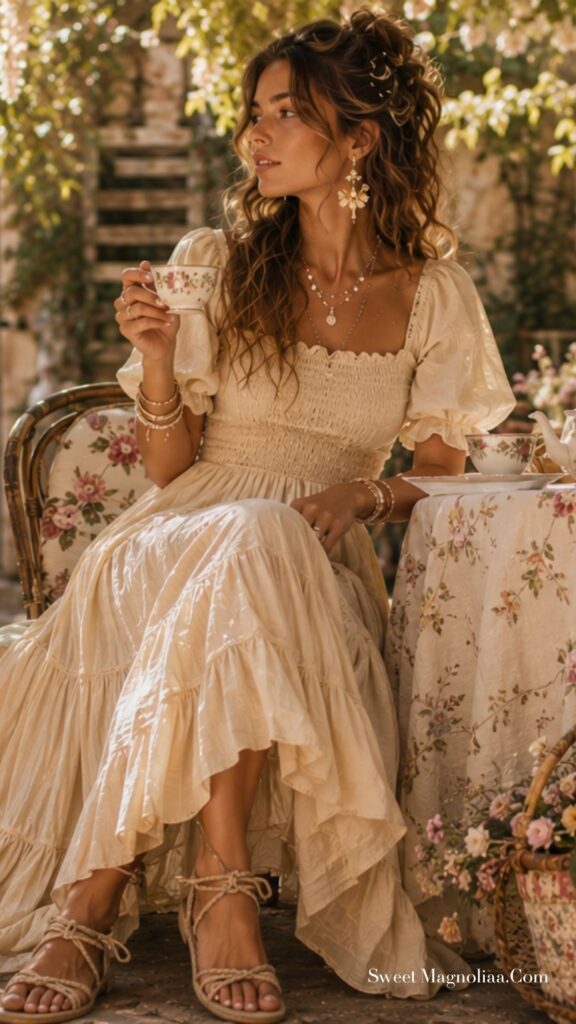 smocked sundress