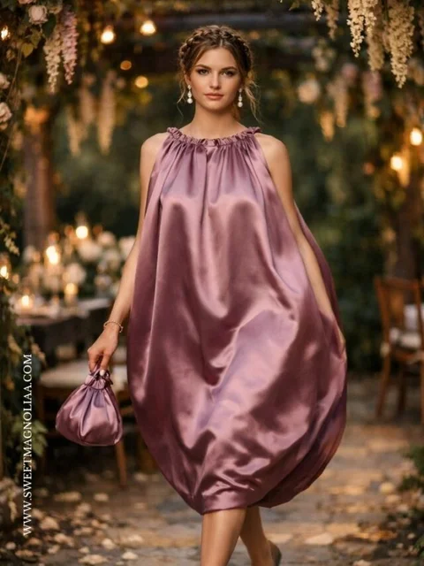 30+ Wedding Guest Dresses in Satin: Elegant Styles to Wear